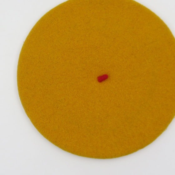 Mustard Fashion Beret - Le Béret Français