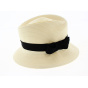 Louisa Woven Paper Cloche Hat in Natural - Traclet