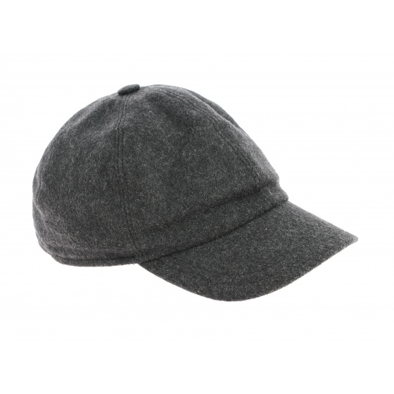 Grey Baseball Cap with Ear Flaps - Bugatti
