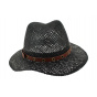 Traveller Thurins Black Paper Straw Hat - Traclet