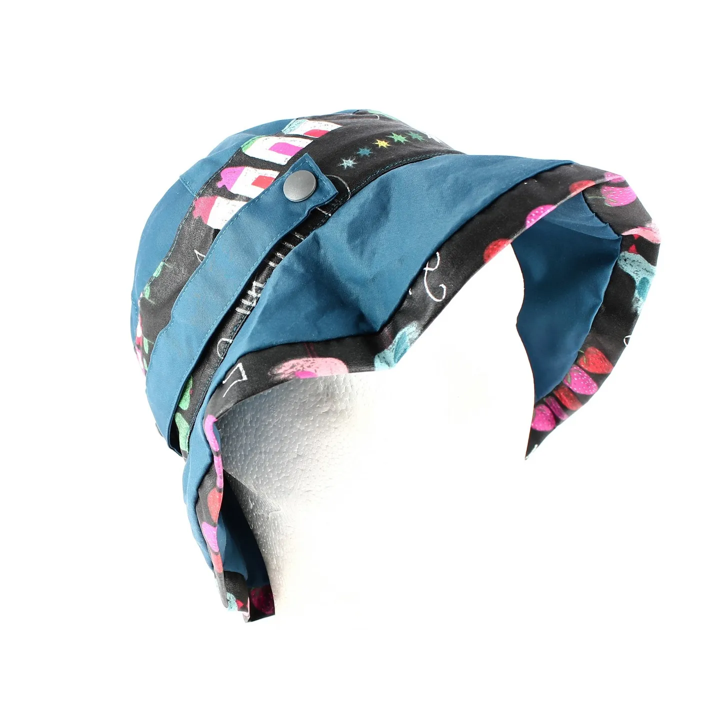 Bob de Pluie Acate Pliable Bleu Canard - Mtm Reference : 9045 | Chapellerie Traclet