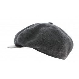 Casquette Hatteras Brème Lin Noire- Stetson