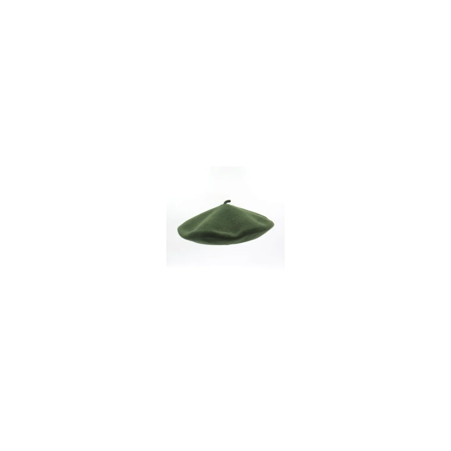 Classic Khaki Beret - Le Béret Français Reference: 9060 | Chapellerie Traclet