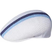 Casquette Plate Mesh-Stripe 504 Blanc- Kangol- boutique kangol Reference : 3242 | Chapellerie Traclet