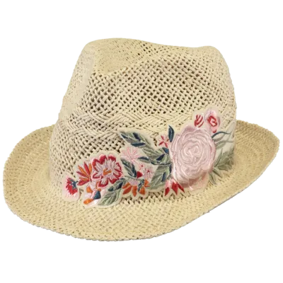 Chapeau Trilby Oudon Paille Naturelle - Barts Reference : 9097 | Chapellerie Traclet