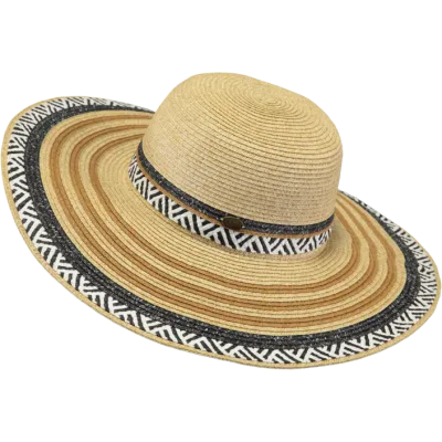 Paper Straw Ciao Wide Brim Hat - Barts Reference: 9107 | Traclet Hat Shop