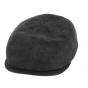 Ashford Domed Black Leather Cap - Traclet