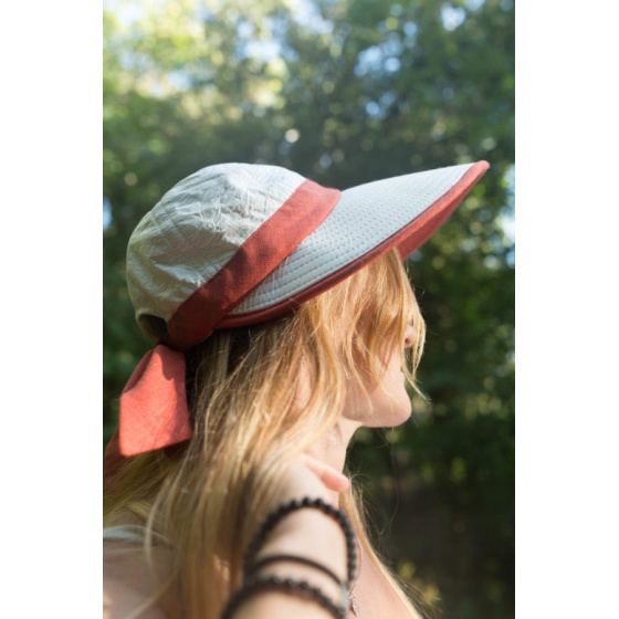 Bauloise High Protection Visor Cap Terracotta - Soway