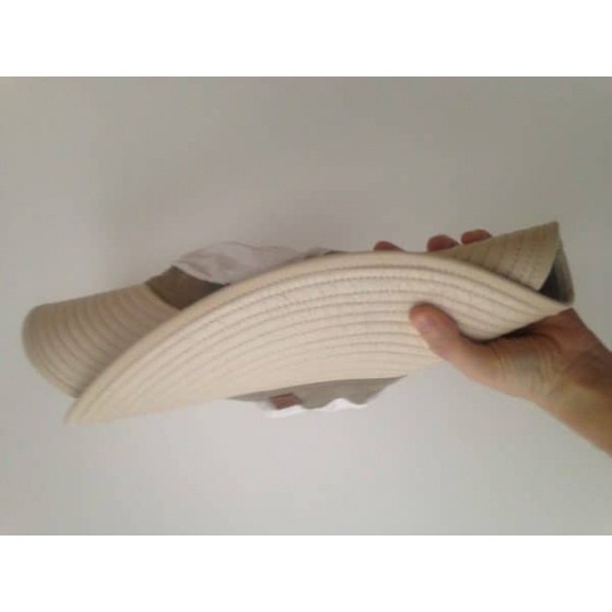 Chapeau Bob Naturel Audenge Beige & Blanc - Soway Chapeau Bob Naturel Audenge Beige & Blanc - Soway