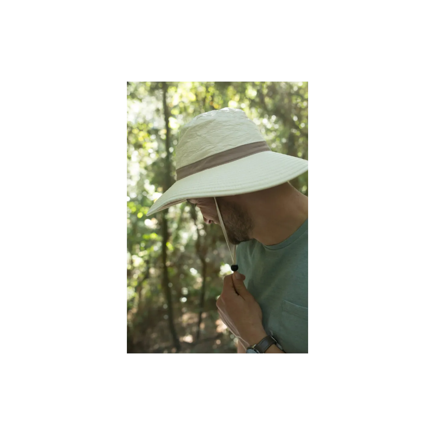 Glatigny Adventure Hat Beige & Taupe - Soway Reference: 9144 | Traclet Hat Shop