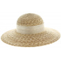 Monique Straw & Bow Couture Wide-Brimmed Hat - Traclet