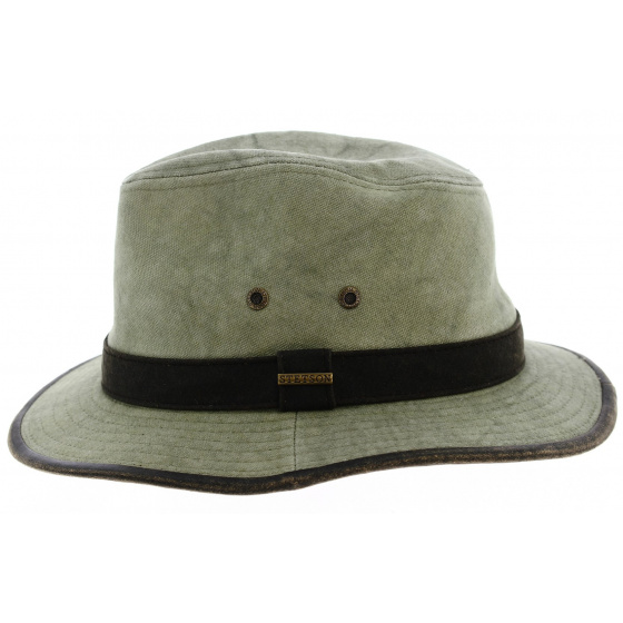 Chapeau Traveller Wellfleet Coton Vert- Stetson