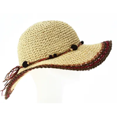 Chapeau forme Capeline - Dorfman - coloris Noir - taille unique Reference : 4713 | Chapellerie Traclet