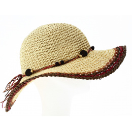 Anna wide-brimmed hat - fancy colors