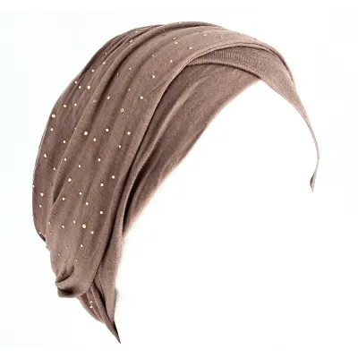 Bella Turban Brown Reference: 4904 | Traclet Hat Shop