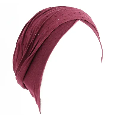 Bella Turban - Burgundy Reference: 4905 | Traclet Hat Shop