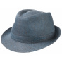 Osceola Trilby Hat Blue/Brown Linen - Stetson