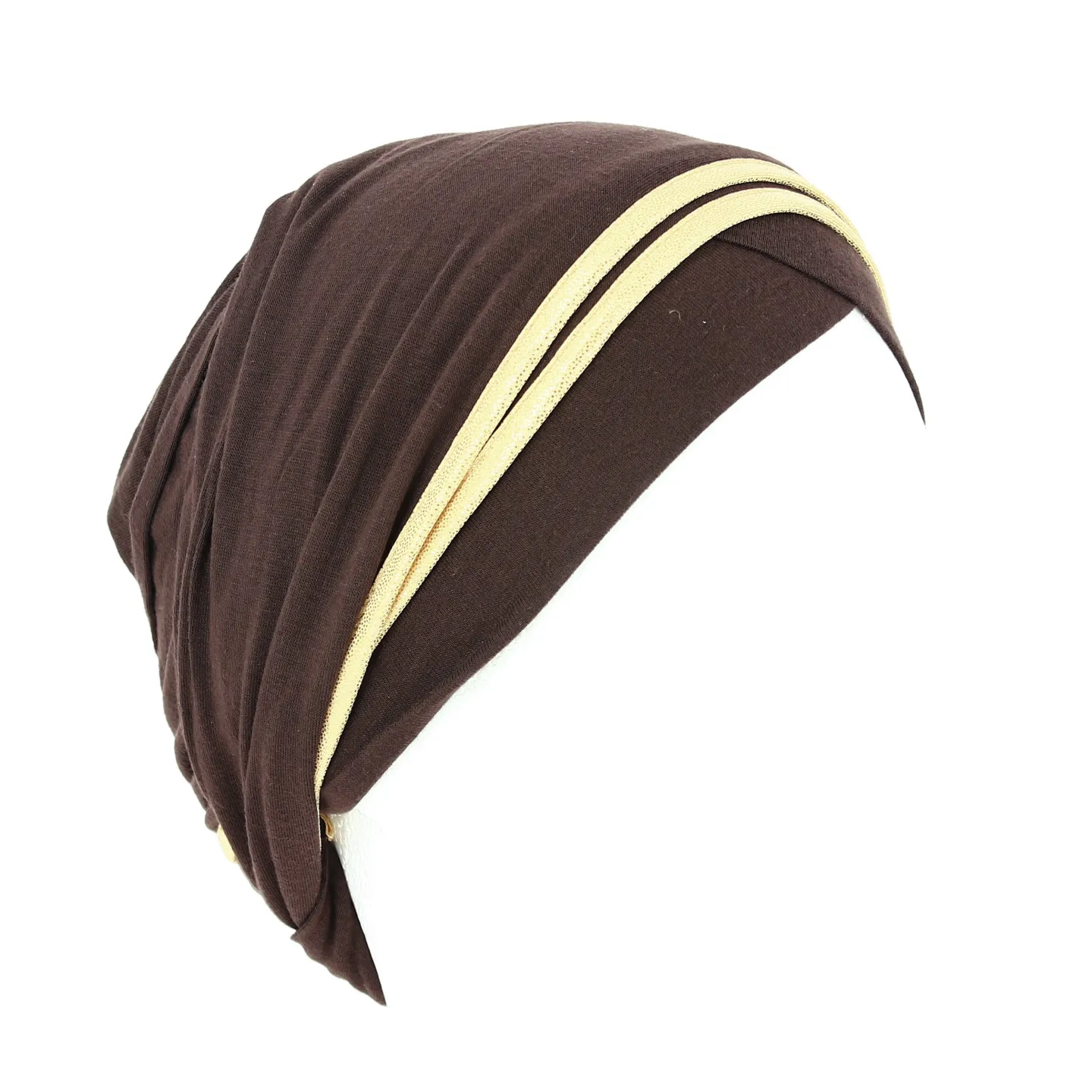 Turban Nubie Marron/Or Reference : 9173 | Chapellerie Traclet