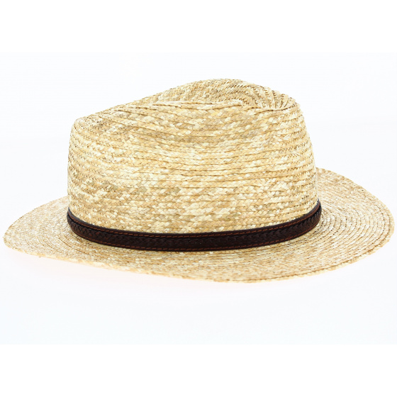 Chapeau Traveller Arnaud Paille tréssée - Traclet Chapeau Traveller Arnaud Paille tréssée - Traclet