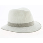 Traveller Fouras Linen Hat Cream & Beige - Traclet