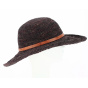 Plum Majunga Raffia Wide-Brimmed Hat - Traclet