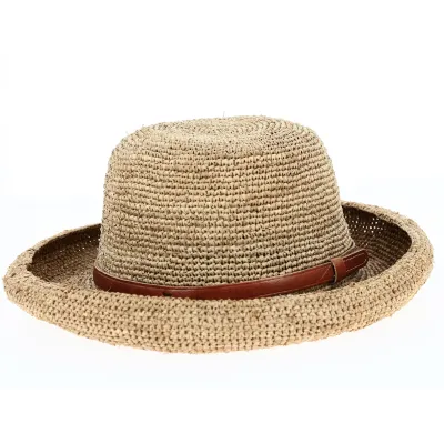 Natural Raffia Adapta Breton Hat - Traclet Reference: 9216 | Traclet Hat Shop