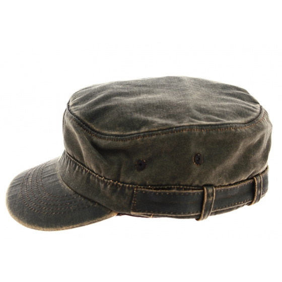 Casquette Army Marron- Dorfman Pacific Co Casquette Army Marron- Dorfman Pacific Co