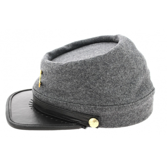 Gray Confederate Cap