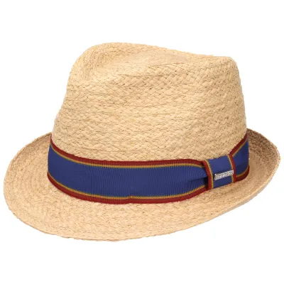 Lafayette Natural Straw Trilby Hat - Stetson Reference: 9225 | Traclet Hatters
