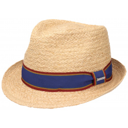Lafayette Natural Straw Trilby Hat - Stetson