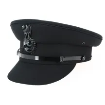 Black chauffeur cap Reference: 7515 | Chapellerie Traclet