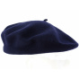 Classic Navy Wool Beret - Traclet