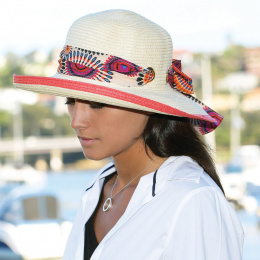 Hepburn Ivory Wide-Brimmed Hat - Emthunzini Hats