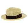 Chapeau Fedora Swindle Paille Papier Naturel - Brixton Reference : 9254 | Chapellerie Traclet