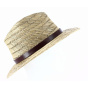 Messer Straw Fedora Hat - Brixton