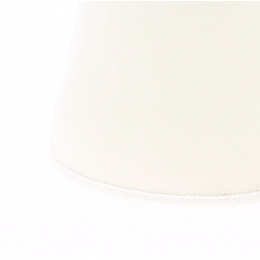 White Wool Felt Clown Cone Hat - Traclet