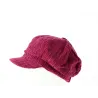 Burgundy Velvet Newsboy Cap - Traclet Reference: 8575 | Traclet Hat Shop