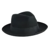 Chapeau Fedora Mayfair Feutre Laine Noir- Traclet  Reference : 9260 | Chapellerie Traclet