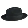 Chapeau Fedora Mayfair Feutre Laine Noir- Traclet  Reference : 9260 | Chapellerie Traclet