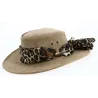Chapeau Australien cuir femme Marron - Jacaru Reference : 6951 | Chapellerie Traclet