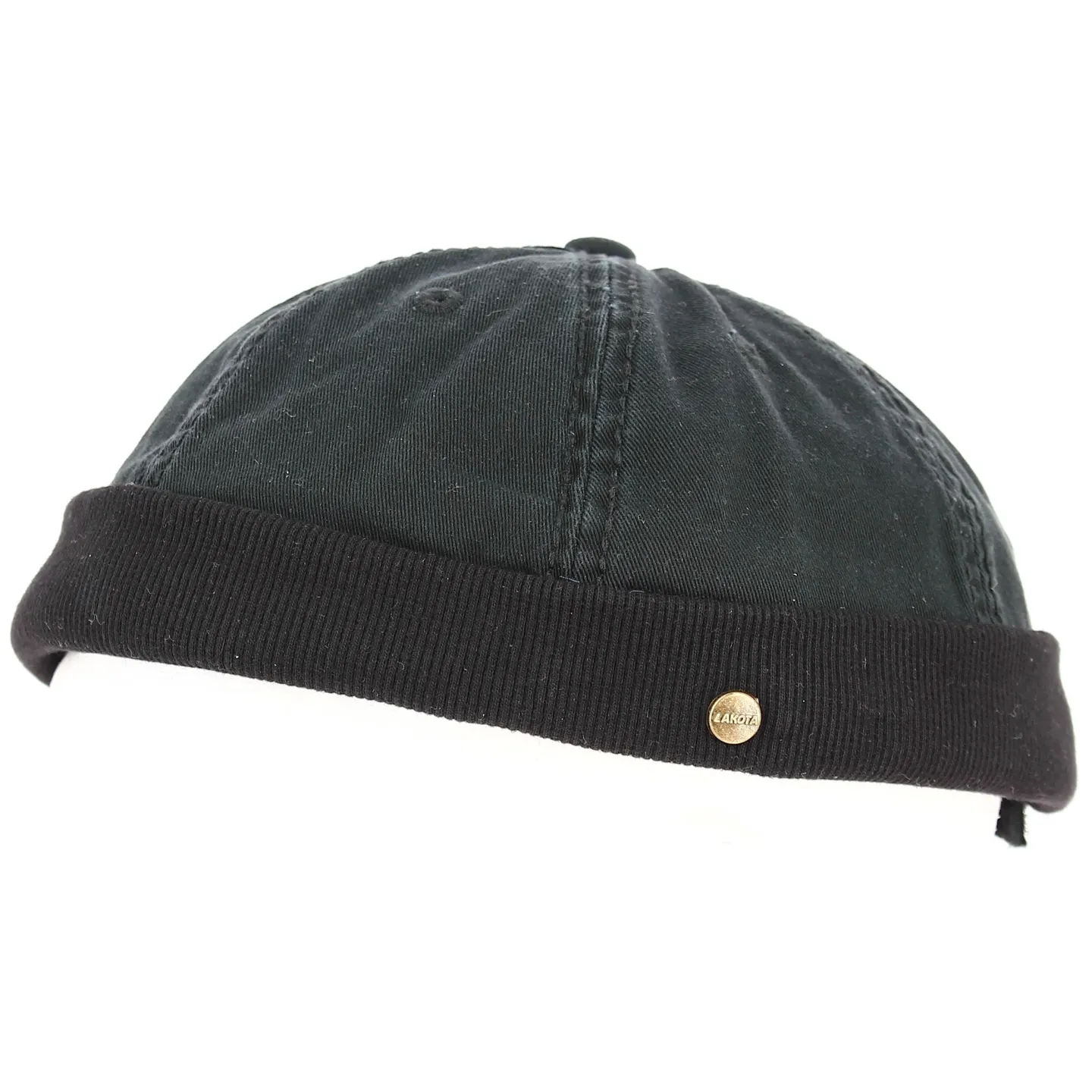 Black Cotton Docker Beanie Redon - Traclet Reference: 8643 | Traclet Hat Shop