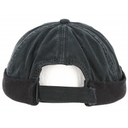 Bonnet Docker Redon Coton Noir - Traclet