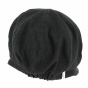 Paola Black Newsboy Cap - Traclet