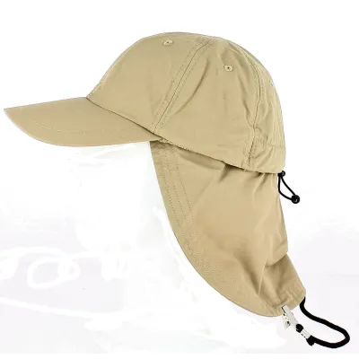 Nomad Beige Neck Cover Cap - Traclet Reference: 2134 | Traclet Hat Shop