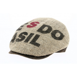 Casquette Plate Café Merida Toile de Jute - Traclet
