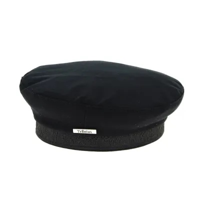 Casquette Béret Camden Noir Coton- Traclet Reference : 9276 | Chapellerie Traclet