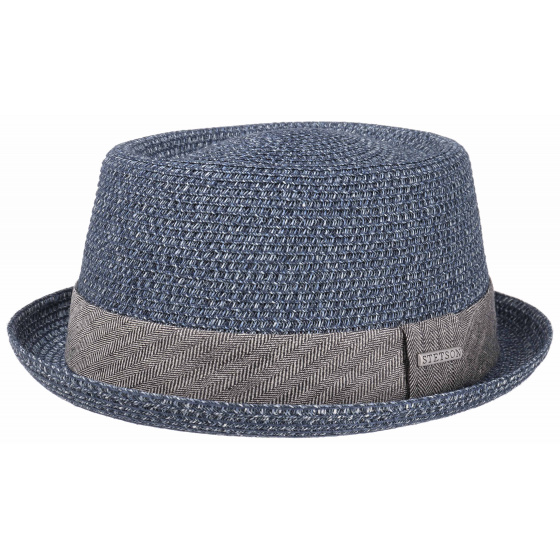 Robston Toyo Blue Porkpie Hat - Stetson