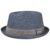 Chapeau Porkpie Robston Toyo Bleu- Stetson Reference : 9283 | Chapellerie Traclet
