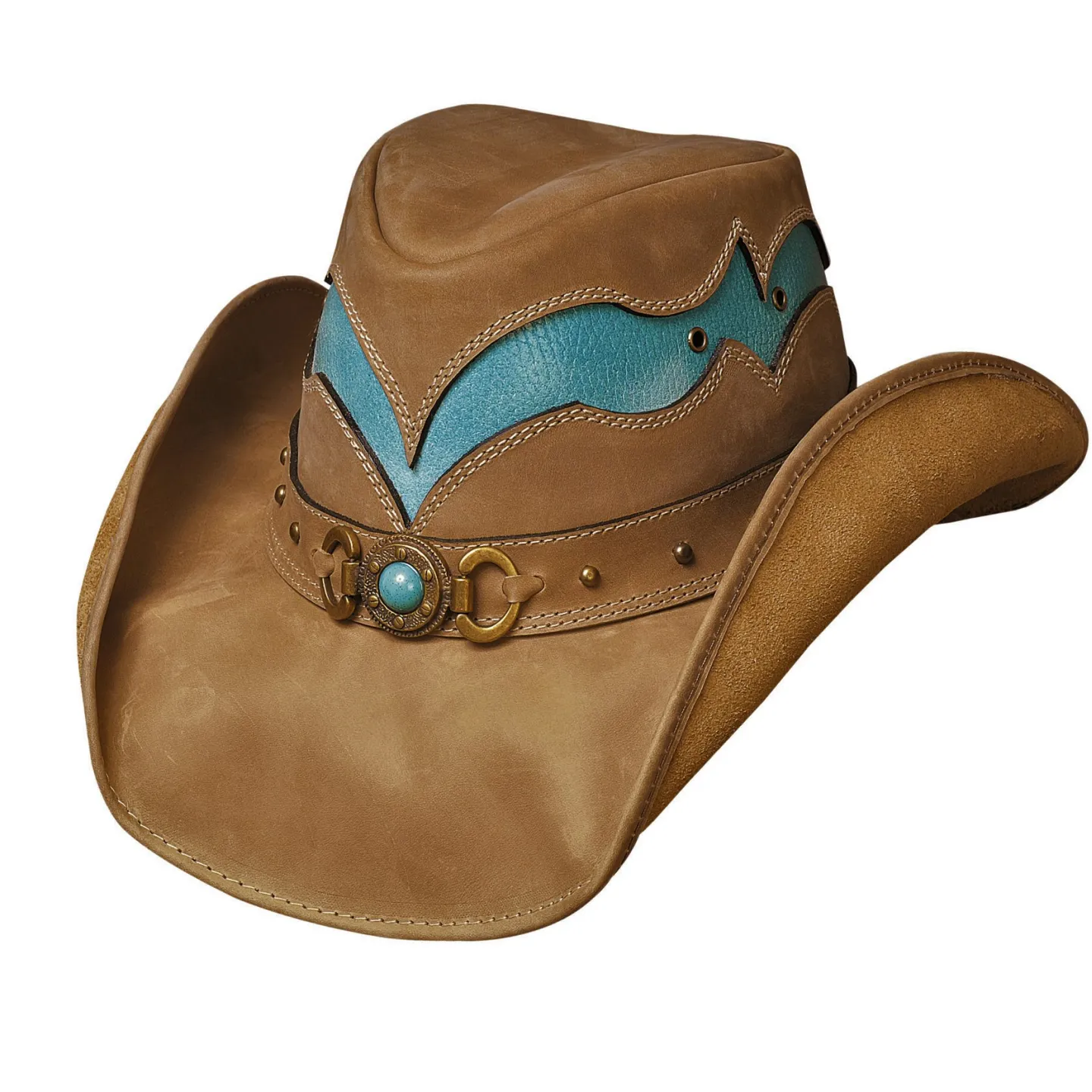 Chapeau Western Cuir Cascade Range - Bullhide