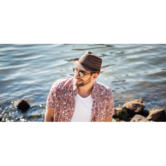 Brown Newmen Trilby Hat Göttmann